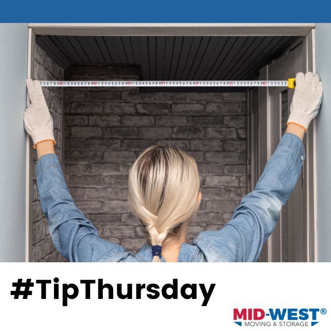 📏 Measure your larger furniture pieces and doorways in your new home to ensure everything fits. This can prevent issues on moving day. #MovingTips #TipThursday #ResidentialMovers #LocalMovers