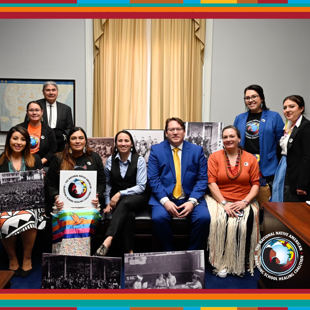 🧡🪶 NABS had the honor of visiting the office of Congresswoman Sharice Davids (Ho-Chunk Nation) (KS-3) after she spoke at our Lunch & Learn for congressional staffers alongside Congressman Tom Cole (Chickasaw Nation) (OK-4). loom.ly/1pJjyy4