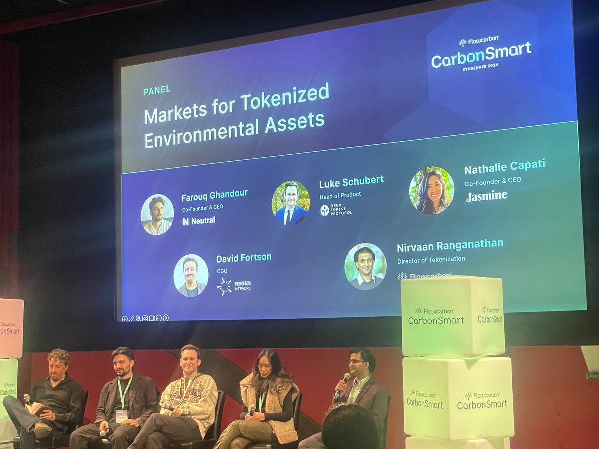 BullaNetwork's tweet image. Incredible CarbonSmart event from #Flowcarbon!! 🙏 🙏 🙏

Great panels &amp;amp; knowledge in this emerging space! 

Thx @weareflowcarbon @regen_network @PluralEnergy @NecessaryVC @centrifuge  
@ContangoDigital @blockfoucapital @reserveprotocol