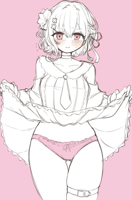 (この人…また推しのパンツ描いてる…wip☹️) 