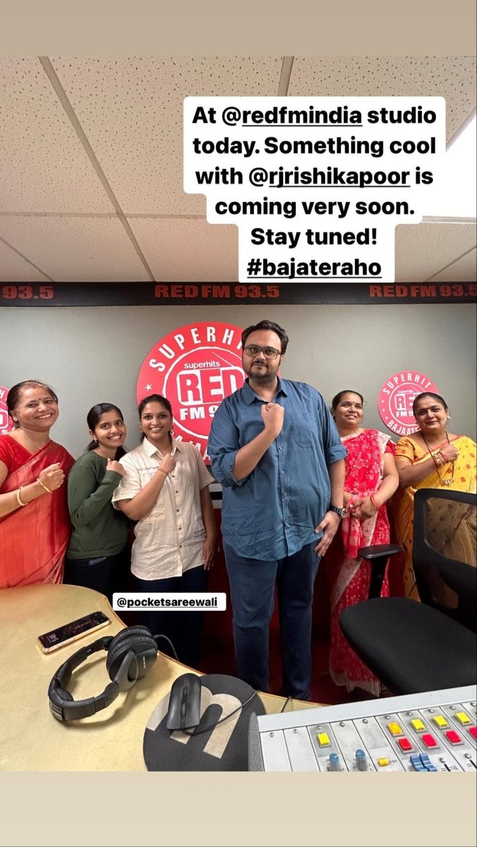 Team @AseemShakti at @RedFMIndia studio today with @rjrishikapoor
This is truly special because for the first, time some of the team members could join too and shared their stories. The team at Red FM studio was incredibly warm. Our team had a blast!! #redfm