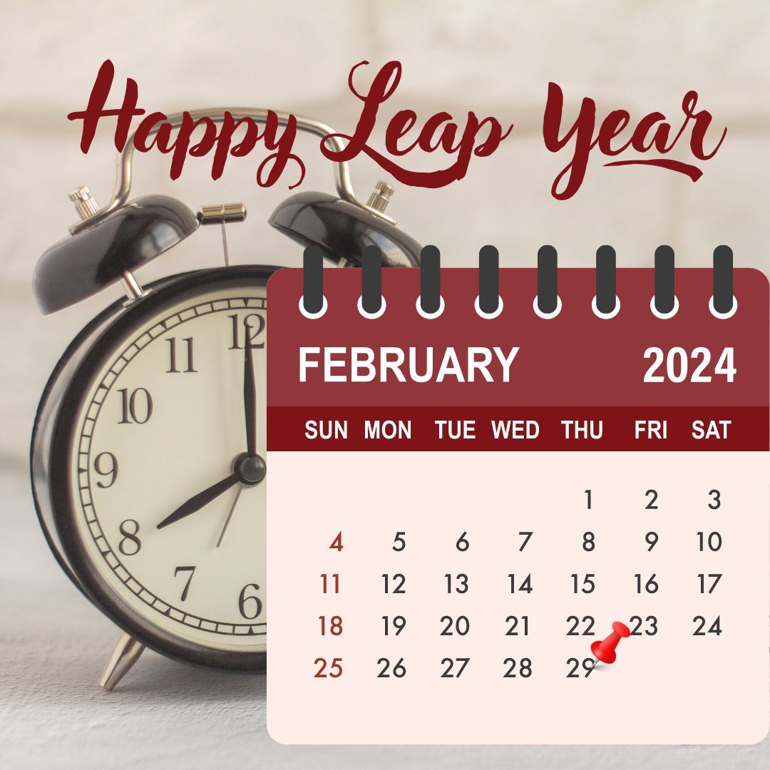 Today, we have an extra day to make the most of our time. Let's take this opportunity to set new goals, make big decisions, and embrace the unexpected. 
#LeapYear #February29th