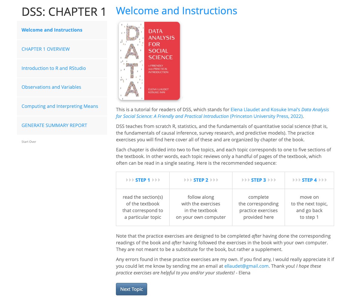 ellaudet's tweet image. Teaching or learning stats and R?

I&apos;m creating self-graded practice exercises so that students can test their understanding of the material without the help of an instructor.

I just created some related to how to estimate causal effects using randomized experiments ...

#rstats