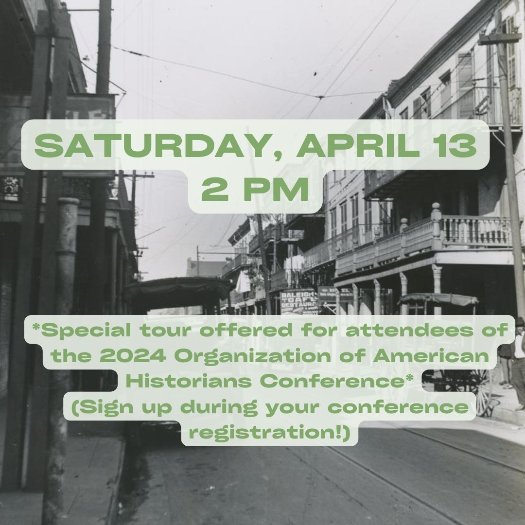 for those attending #oah24 I'm debuting a walking tour through historic filipino new orleans. come through!