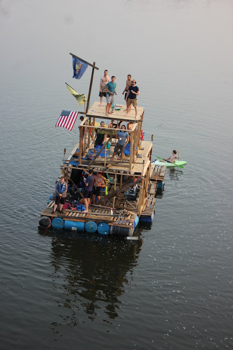 One of my friend's boys build a raft each summer and spend 4-5 days floating down the Susquehanna River. They are college age now but started doing it in high school. Awesome tradition and they will never forget the memories. The dads should borrow the raft at the end and…