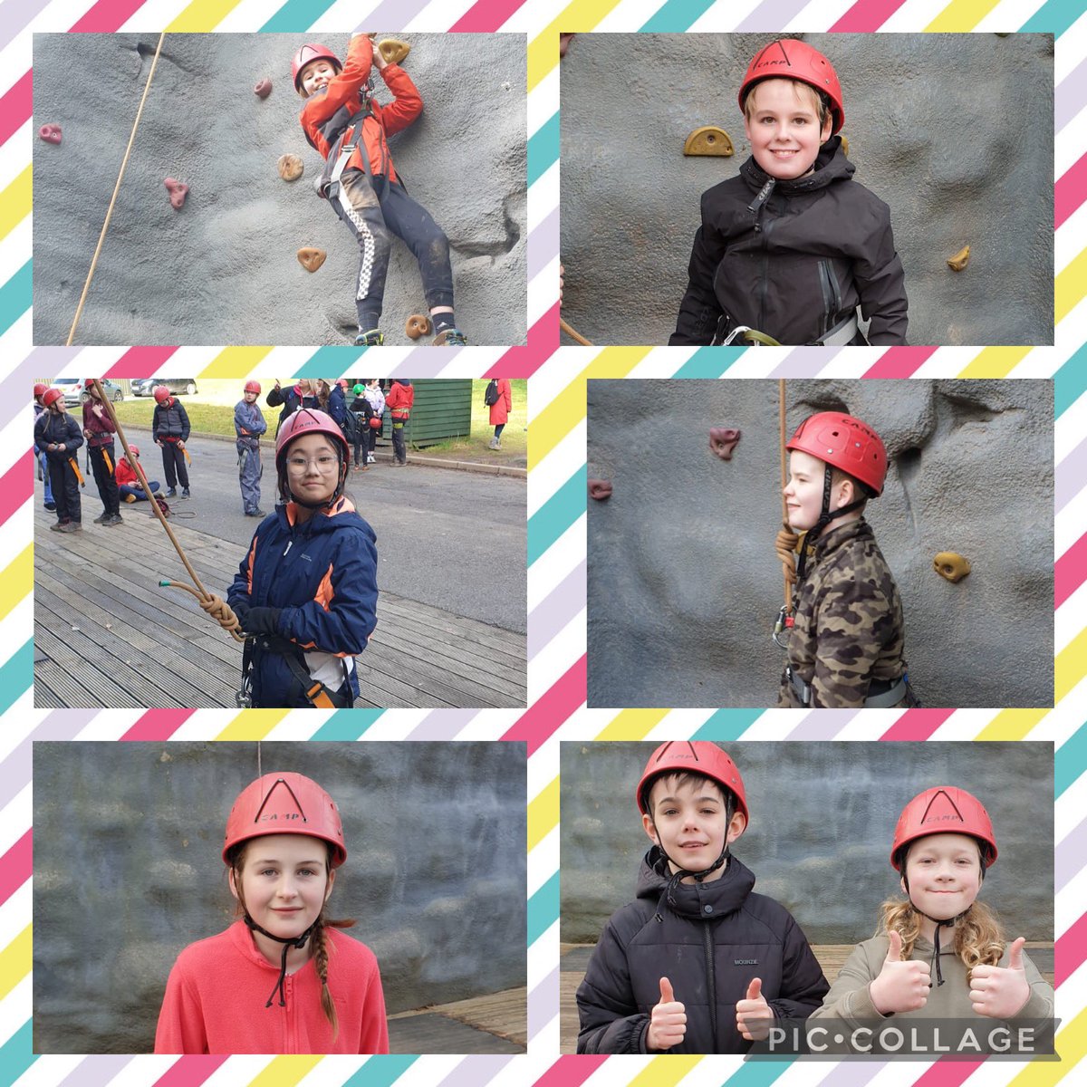 maddiston_ps's tweet image. Climbing and abseiling