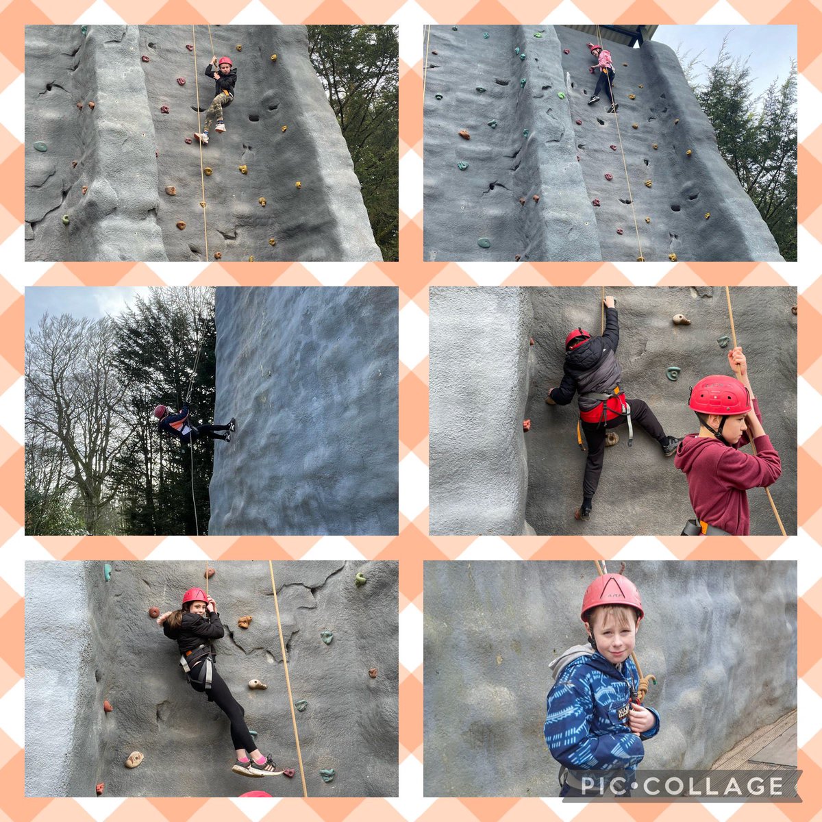 maddiston_ps's tweet image. Climbing and abseiling