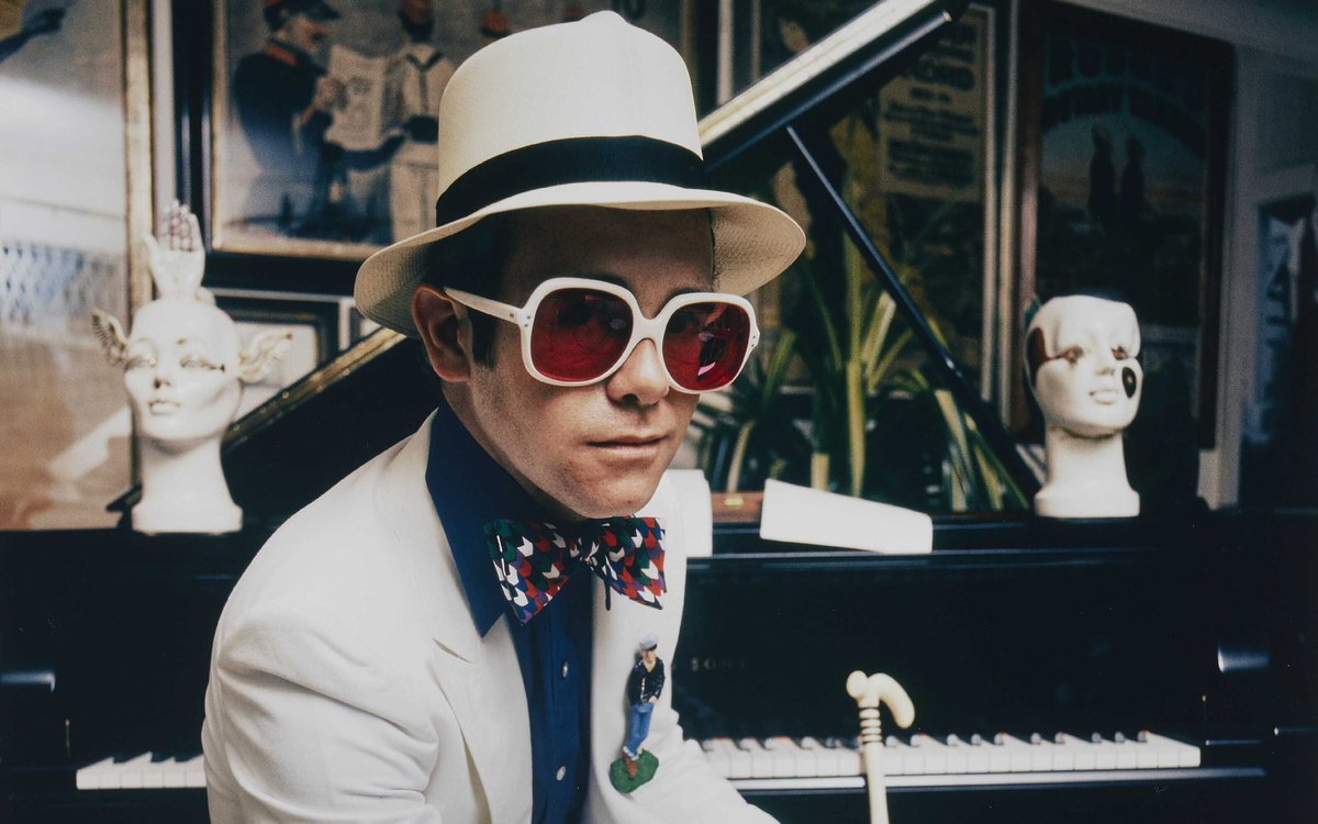 The @ChristiesInc Elton John sale totals $20.5 million — more than twice the estimate. The top lot was a Banksy triptych that sold for $1.9 million. A pair of his silver platform boots sold for $94,500. #rocketman