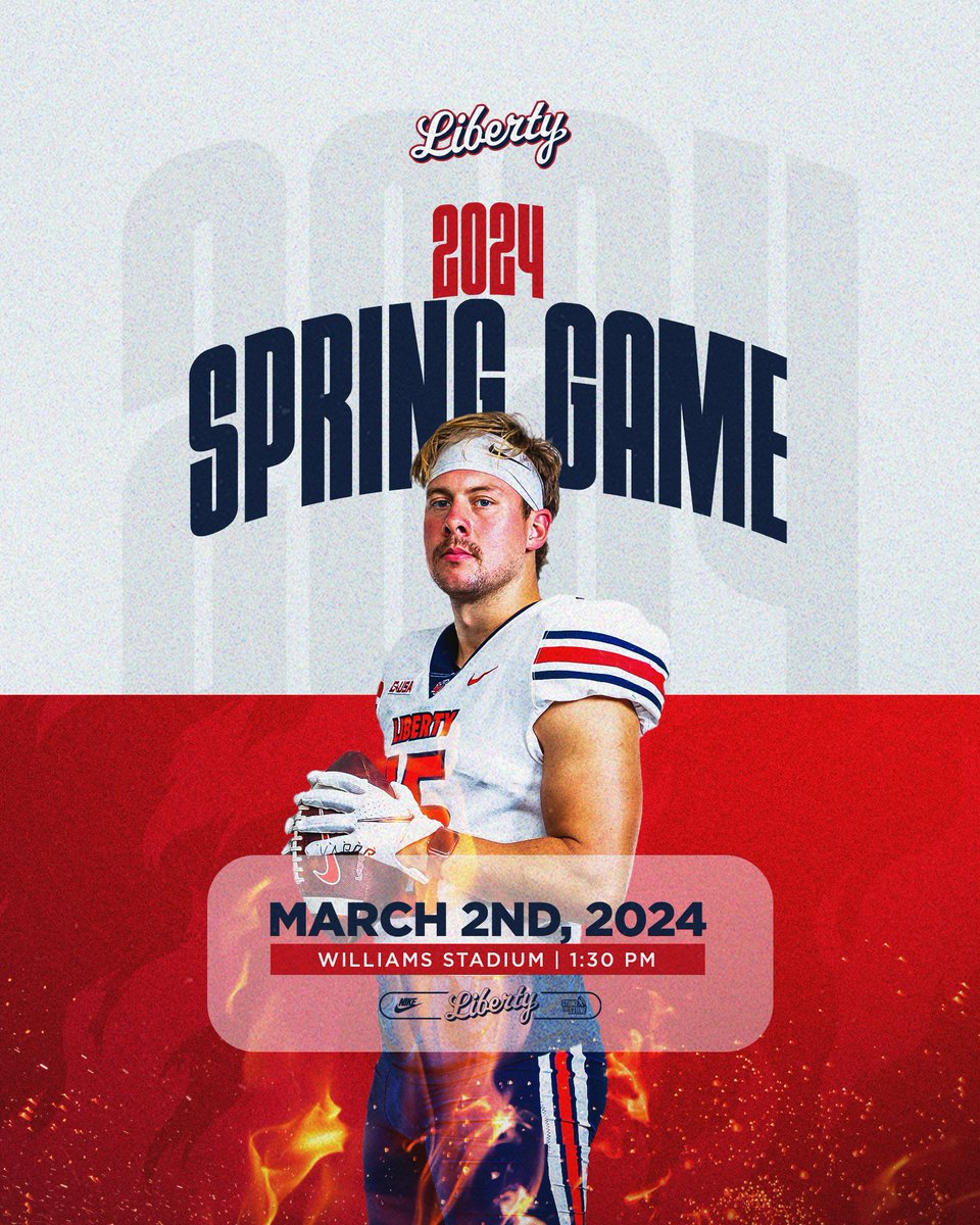 Roses are red. 🌹 Violets are blue. 💙 We'll be at the Spring Game on Saturday. 🏟️ How about you? 🫵