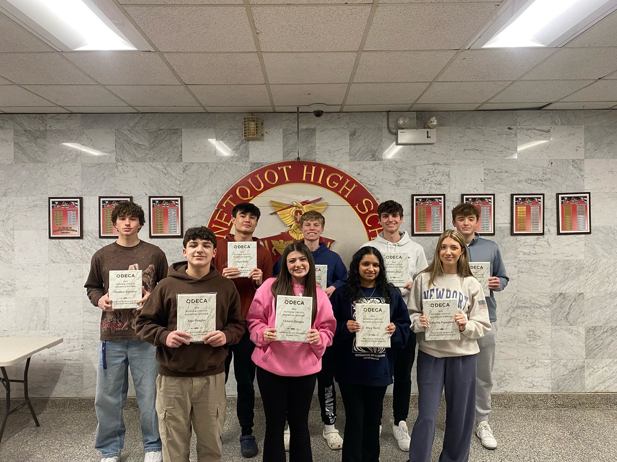 Rob Cassagne (@rcassagnecquot) on Twitter photo Congratulations to these incredible DECA Suffolk County Regional Winners, who qualified for the NY State competition! <a href="/CHSPrincipal_/">Michael A. Moran</a> <a href="/AP_CHS_/">Lauren Neckin</a> Congratulations to these incredible DECA Suffolk County Regional Winners, who qualified for the NY State competition! <a href="/CHSPrincipal_/">Michael A. Moran</a> <a href="/AP_CHS_/">Lauren Neckin</a>