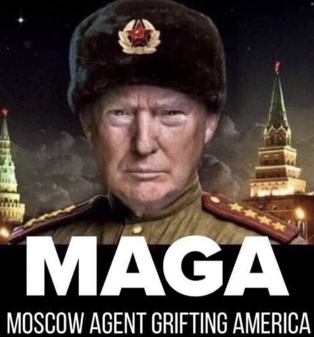 RETSINMarc's tweet photo. @RpsAgainstTrump TRUMP NO MORE NO MORE THE POUTINE TROLL https://t.co/Pp8kNcoTJj