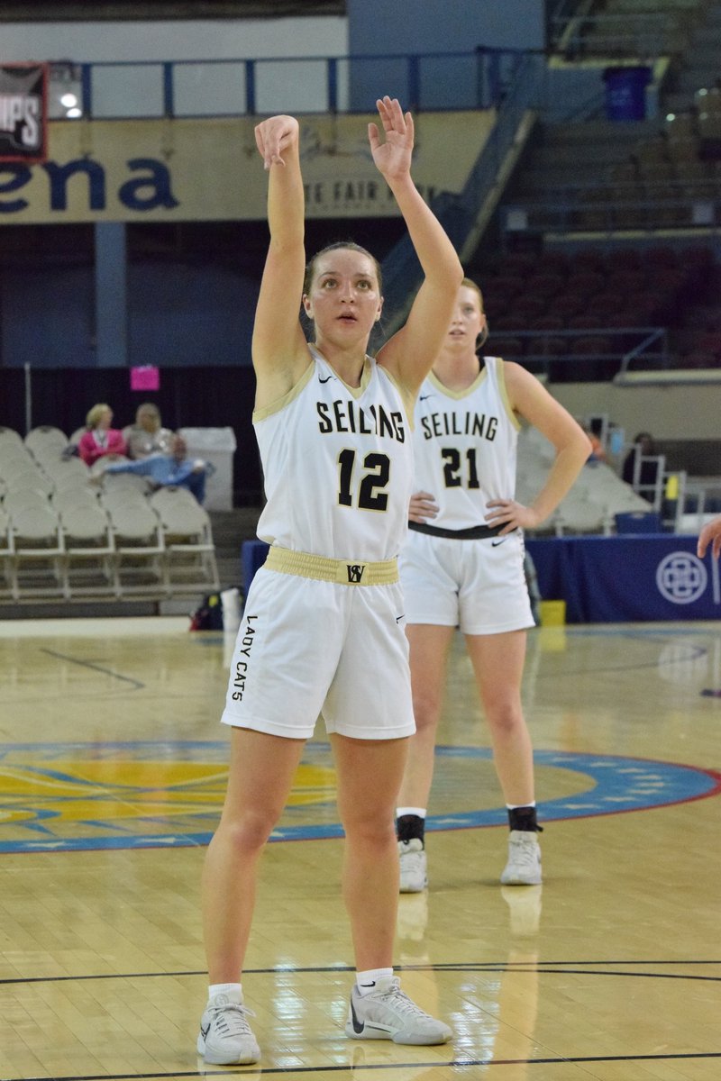 2024 CLASS A #OKPreps GIRLS Basketball State Tournament Quarterfinals

FINAL
SEILING 85 ALLEN 37

48 points is the largest margin of victory in a Class A Girls Basketball State Tournament Game (Seiling vs Stonewall 2017 - 44 points)

SCORING - Rotnei Clarke - State Farm Insurance