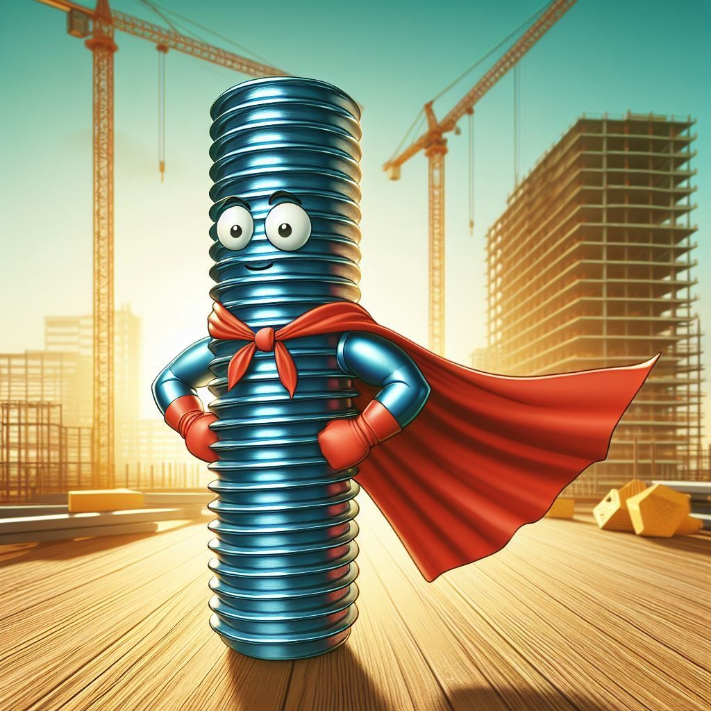 Meet the unsung hero of the construction world: the threaded rod. Strong, versatile, and reliable. fabory.com/en_GB #HeroHardware #threadedrod #fasteners #nuts #bolts #buyonline