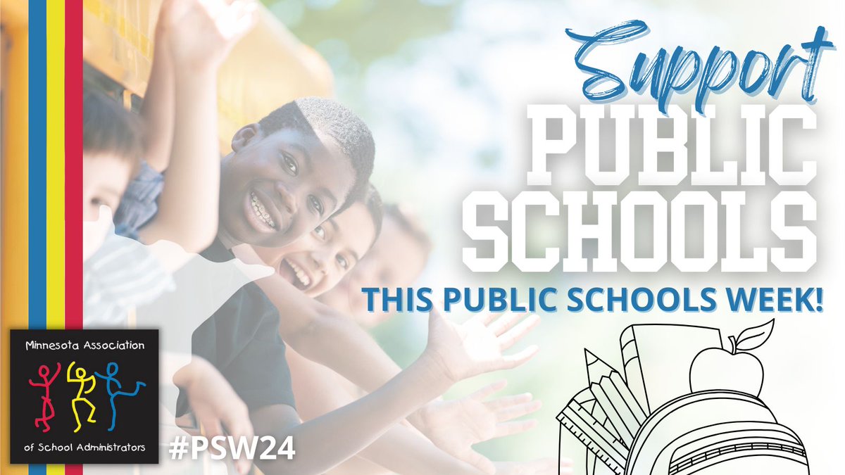 Public Schools Week provides an opportunity for united action. Coordinated support from a wide range of community members can have an amplified impact on the state of public education. Join us! #PSW24 #HereForTheKids #mnMASA