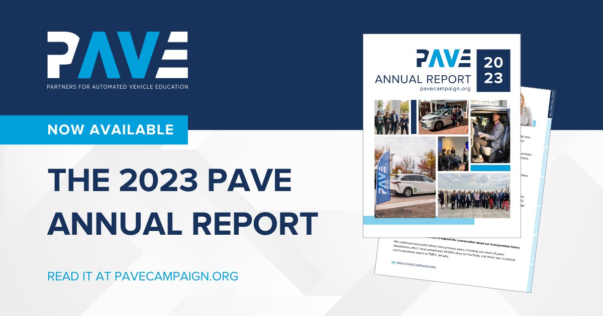 We're excited to announce the release of our 2023 PAVE Annual Report!

The report provides an in-depth look at our activities from the past year, including speaking initiatives, panels, the PAVECast, demonstrations, and more. Read it here: pavecampaign.org/pave-releases-…