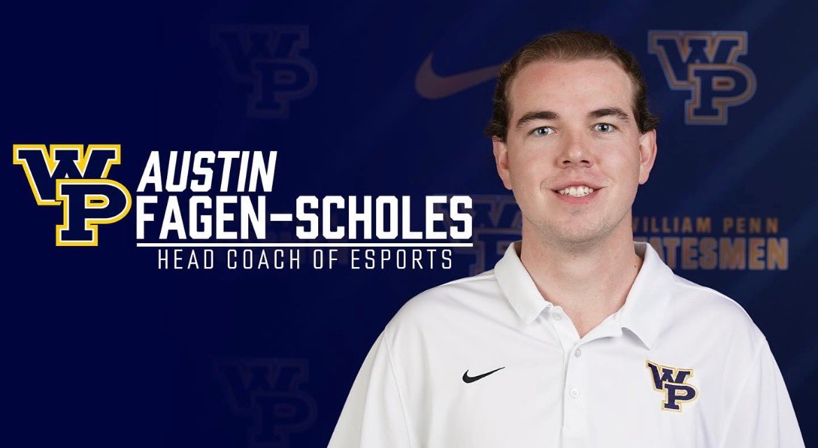We would like welcome Austin Fagen-Scholes, the first head coach of our just-announced Esports program!  We are so excited to see what the future holds! For more information regarding Esports: statesmenathletics.com/general/2023-2…