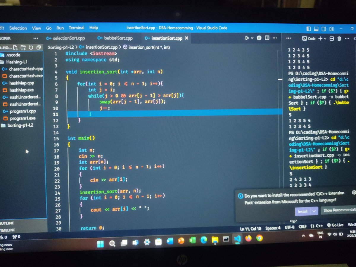 codeXoms's tweet image. Day 1/150 of DSA and react and today I have completed hash maping in DSA and how to use dummy APIs in #reactjs . @striver_79 #coding  #codinglife #CodingJourney
