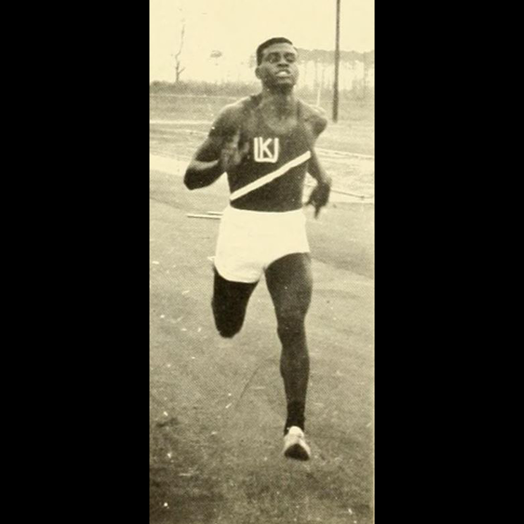 Leaping across the finish line on Leap Day! 🥇 Photo: Union Kempsville High School track runner, 1965 yearbook. Learn more at the Princess Anne County Training School/Union Kempsville High School Museum: vbmuseums.org/museums/pacts-…. #vbhistorymuseums #LeapDay #BlackHistoryMonth