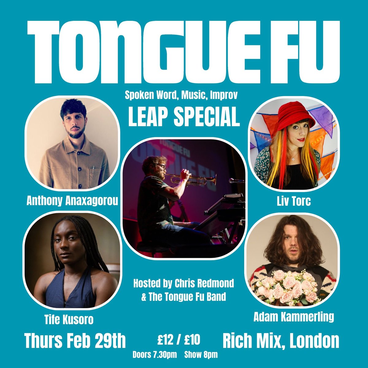 Tonight! Still some tickets left if you’re thinking about it. Come through! @RichMixLondon
