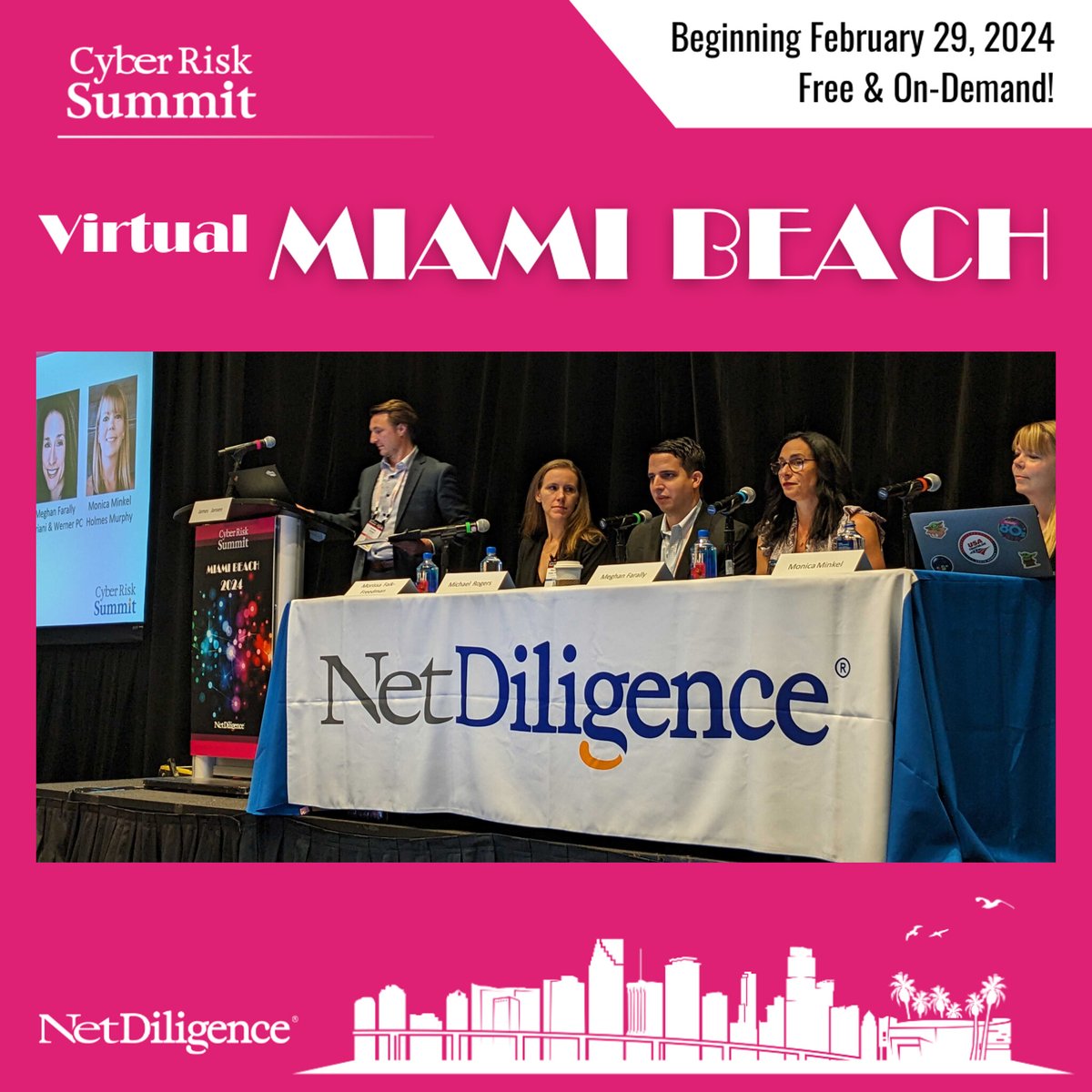 If you missed the Data Transfer Incidents panel at NetDiligence #CyberRiskSummit Miami, you're in luck - it's now available on-demand! bit.ly/42KbHzT