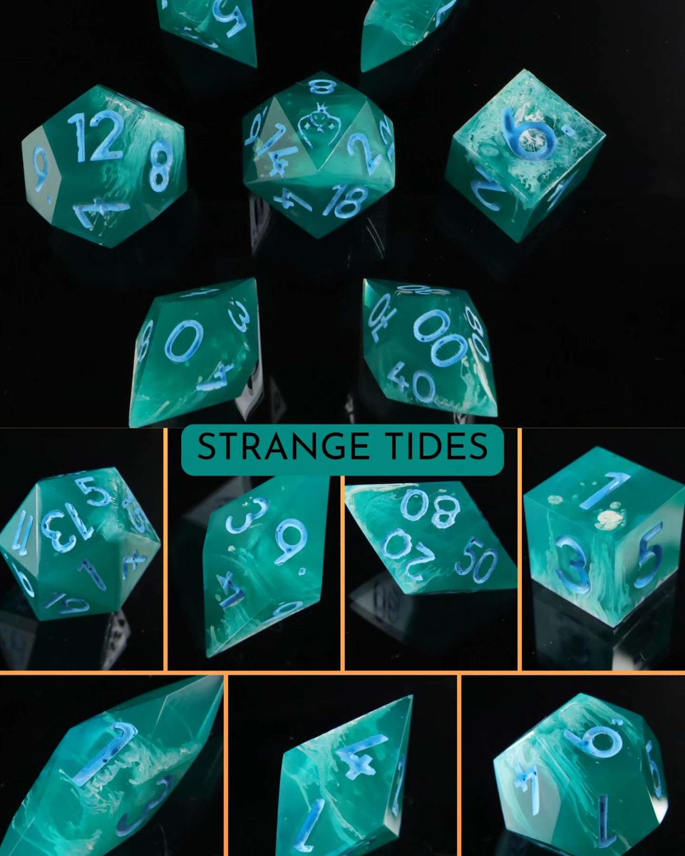 One of the cast members for What's in The Rift, Yolandie Hamilton, is the purveyor of Enchanted Serpent Dice. She has brand new dice for Leap Day this year, and they are -beautiful-

Get 10% off with coupon: BLANCHE10

enchantedserpentdice.com