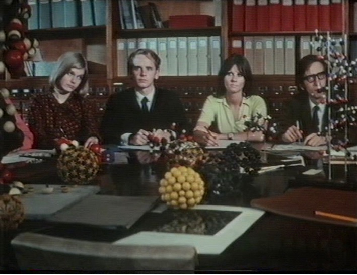 A recently posted screenshot from The Most Dangerous Man in the World features an early appearance of <a href="/judyjarvis/">Judy Jarvis</a> as a student in a flashback scene. Cy Town is the prolific extra on her left.