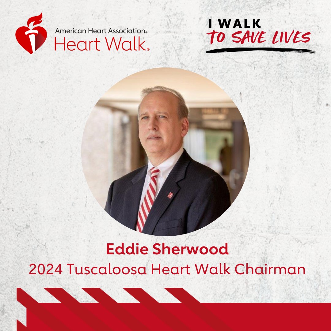 CB&amp;S Bank is proud to share that Eddie Sherwood, Executive Vice President, Tuscaloosa Regional President, is chairman for the 2024 Tuscaloosa Heart Walk! This year's Tuscaloosa Heart Walk is Saturday, March 2nd! Come out and join us!
CB&amp;S Bank - Member FDIC | Equal Housing Lender