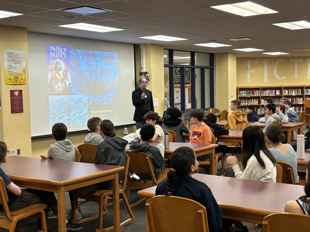 7th grade Social Studied world religions unit continues - guest speaker presentation about Judaism!