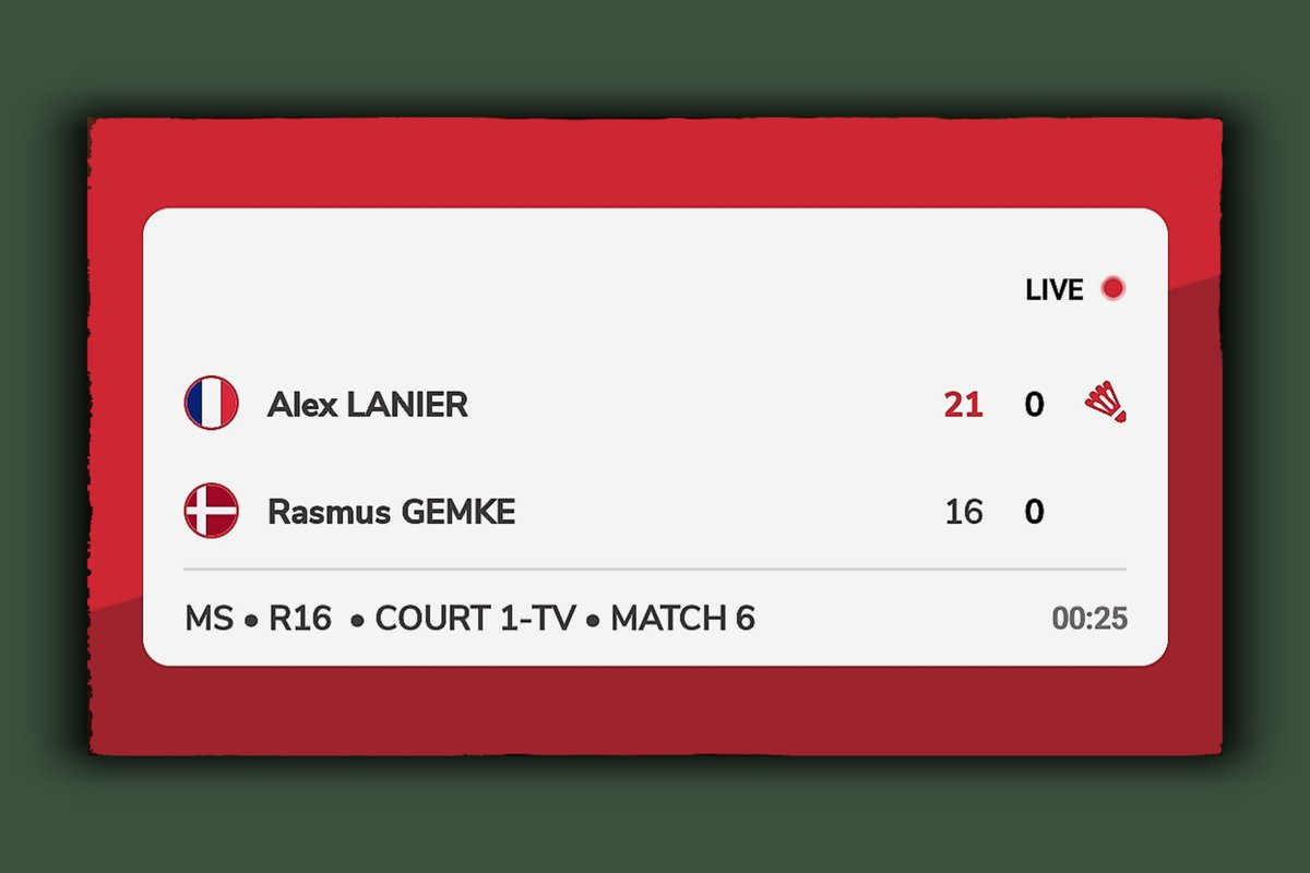 Bayangkan yang jadi MS2 🇨🇵 di EMTC kemarin itu Alex.