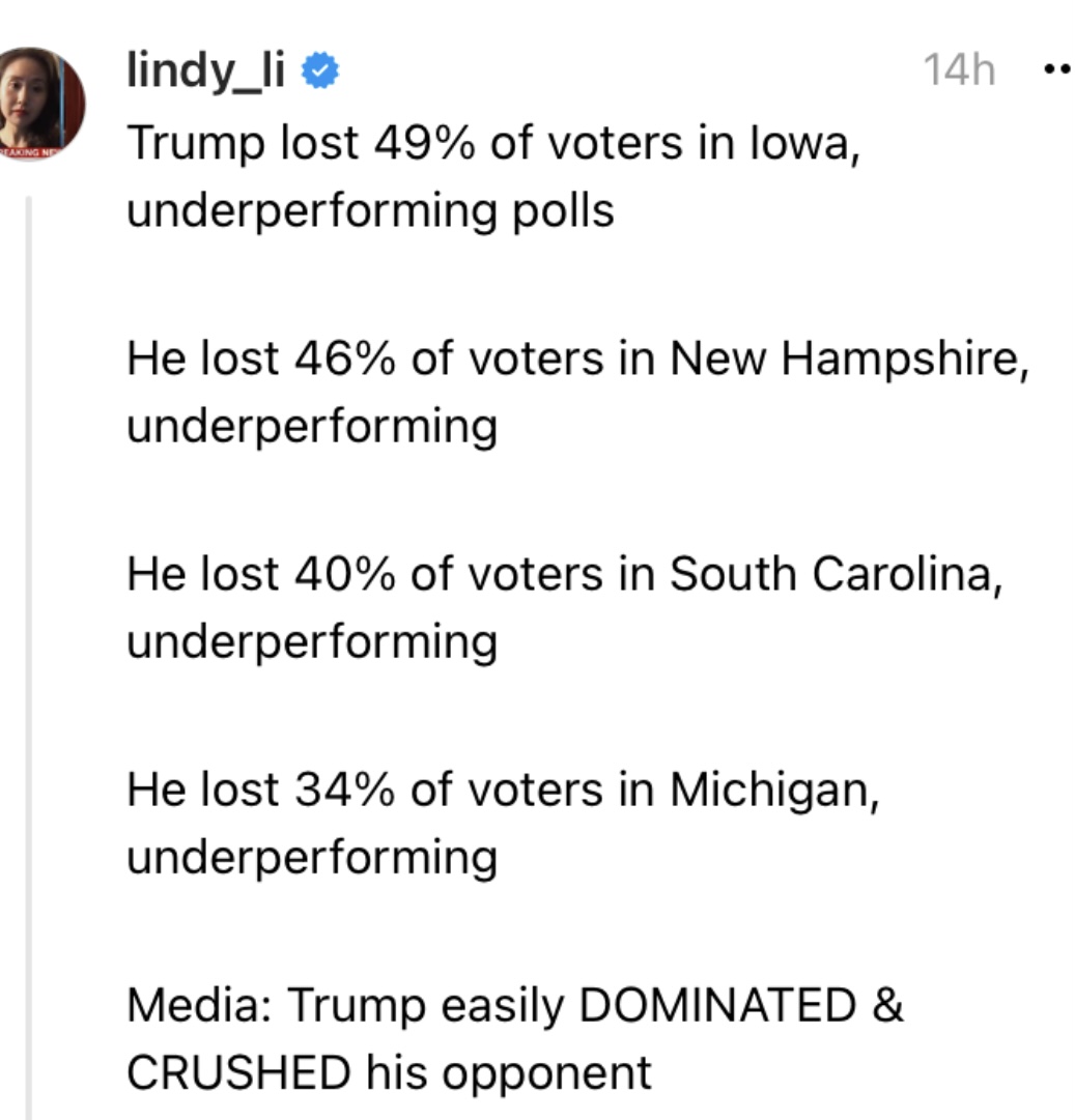 MediaBusters6's tweet image. How to tell if the Media you read &amp;amp; see are #GOPLapDogs or honest journalists telling the truth
Bravo @LindyLi for being a better journalist than MSM
#DemocratsUnited
#GOPInDisarray