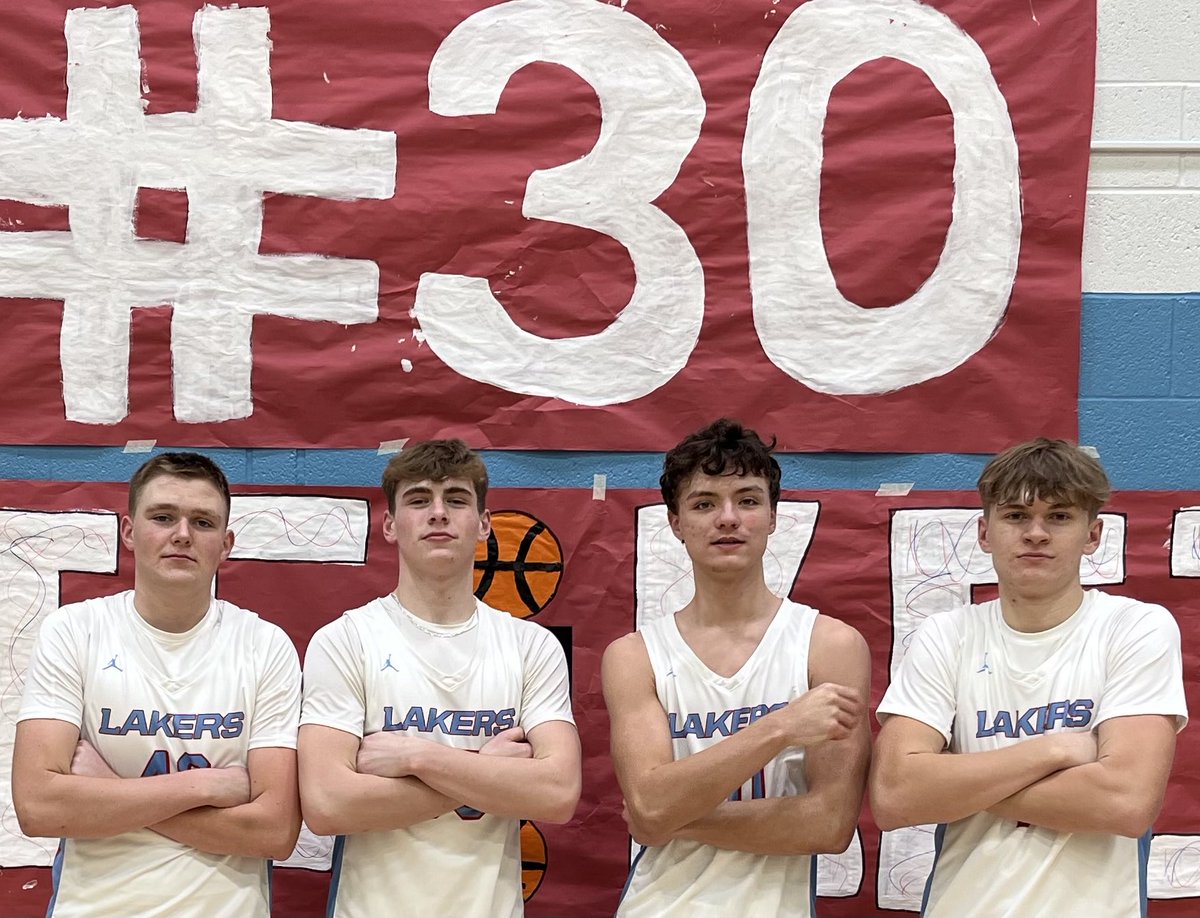 Friday Night its ON!! Laker Fans come watch this unbelievable team give Max  effort in the Semis!!! 7:30 PM tip in the 2nd game Friday.  Big shout out to our friends at ALLIANCE RV for buying tickets for every LL student for the sectional!! That’s huge!!