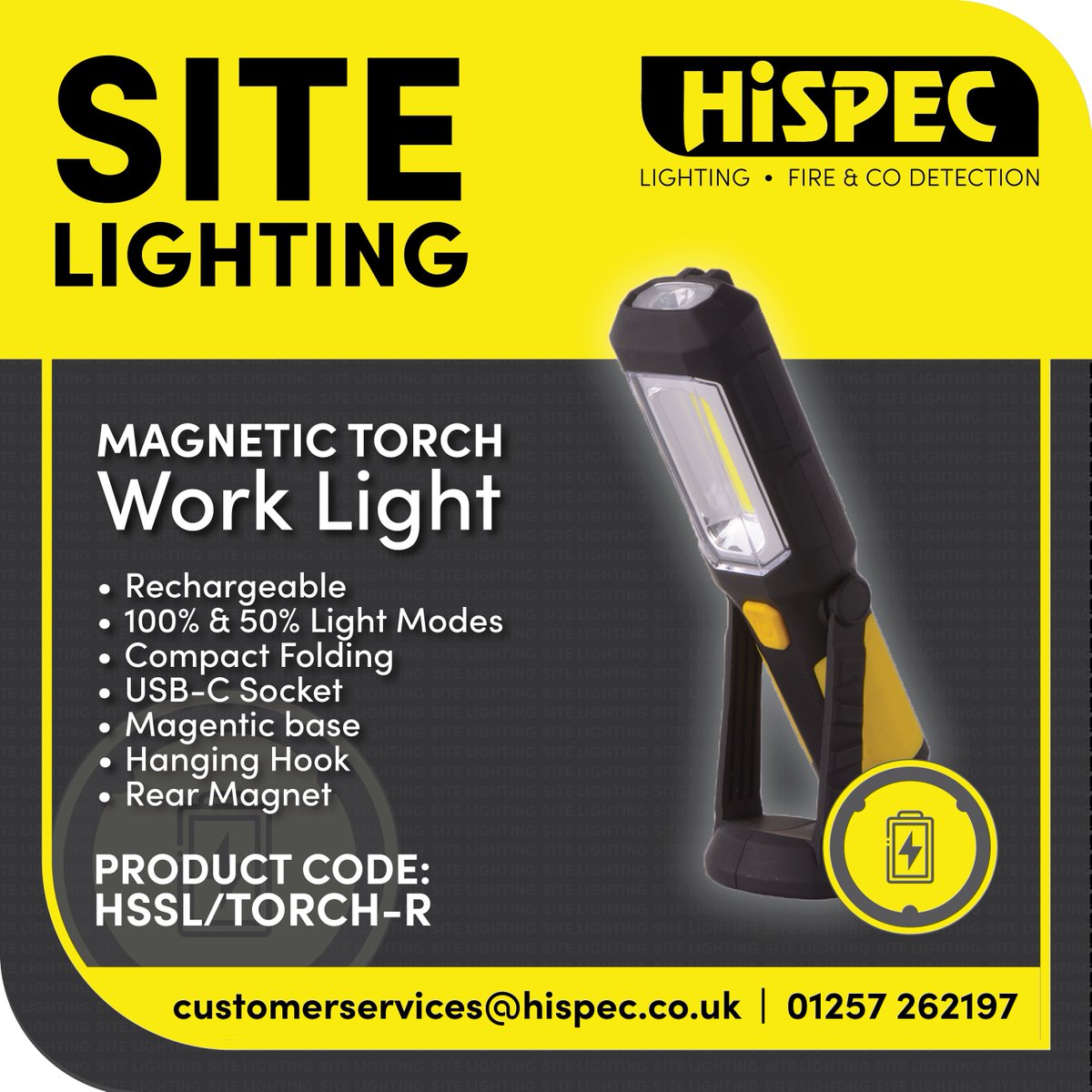 HispecElec's tweet image. Check this out for a line up... 👀🏗 👷♂️ 👷♀️ 🚧
Introducing all of the #SiteLighting products in our newest range.
Visit tinyurl.com/HSPLSL.
#WorkSafe #WorkSafety #Construction #SiteWork #WorkLight #Engineer #Mechanic #CivilEngineering #Lighting #ElectricalContractors