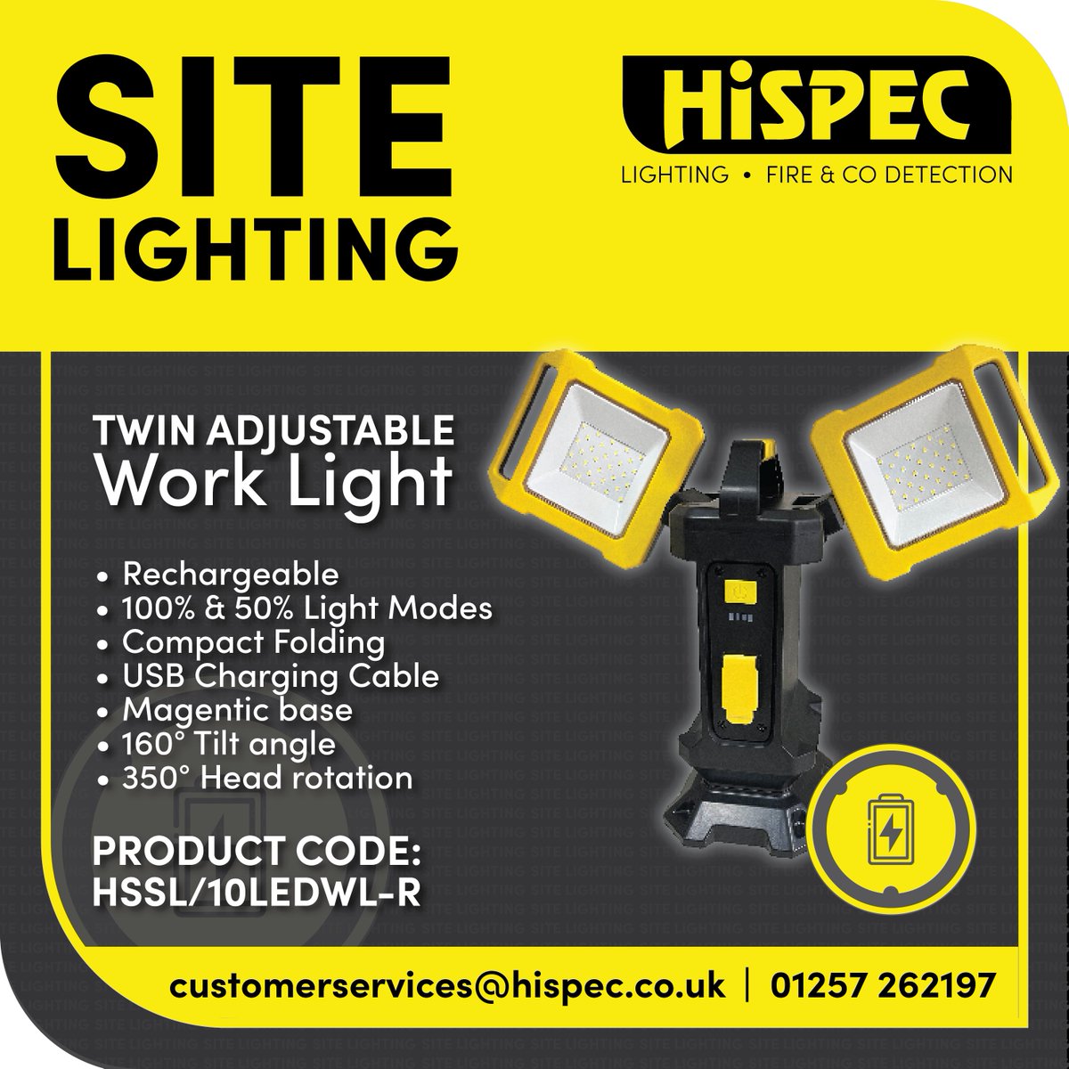 Check this out for a line up... 👀🏗 👷‍♂️ 👷‍♀️ 🚧

Introducing all of the #SiteLighting products in our newest range.

Visit tinyurl.com/HSPLSL.

#WorkSafe #WorkSafety #Construction #SiteWork #WorkLight #Engineer #Mechanic #CivilEngineering #Lighting #ElectricalContractors