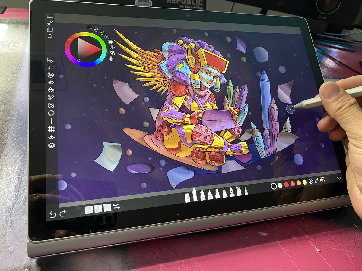 deltatangomike's tweet image. February Art Challenge: Black History Month, Black SuperHeroes drawing with @SketchableApp with my @Surface Book 2

TODAY
2pm EST 

behance.net/dacreativegeni…
youtube.com/@vectormaestros 

#heruary2024 #theofficialheruary #SketchableApp #DrawDaily #DTM