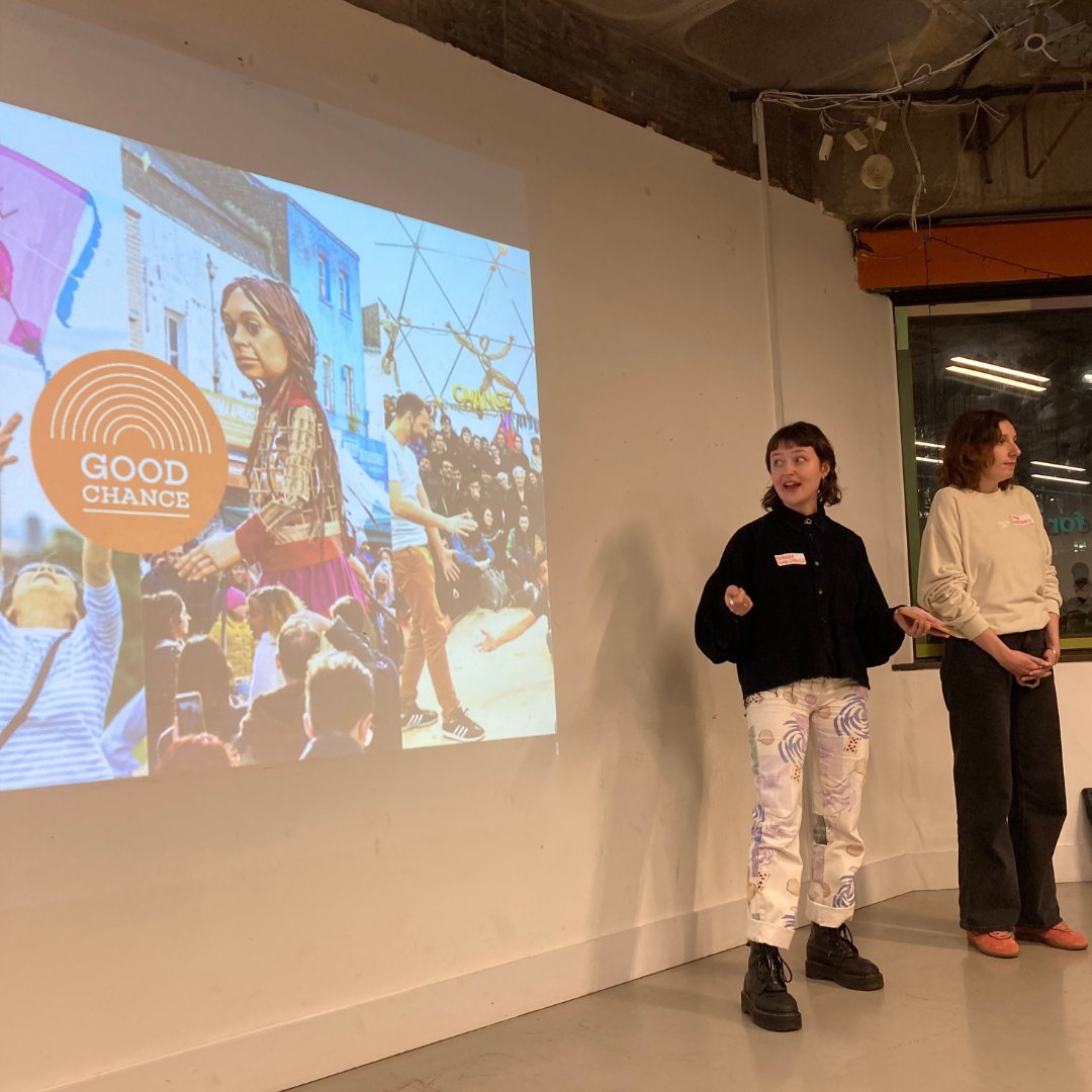 We had the best time at our #OpportunitiesFair 🌟 from programmes in music and the #NHS 🎵to mentoring, theatre and sports! 🎭

Thanks to <a href="/TERNrefugee/">TERN</a> <a href="/Running_Charity/">The Running Charity</a> <a href="/elevateherUK/">Elevate Her UK</a> <a href="/uclh/">UCLH</a> <a href="/refugeecouncil/">Refugee Council 🧡</a> <a href="/babylonproject1/">Babylon project</a> <a href="/GoodChanceCal/">Good Chance</a> @smallgreenshØØt <a href="/hopefortheyoung/">Hope for the Young 🧡</a> <a href="/Catch22/">Catch22</a>🌟