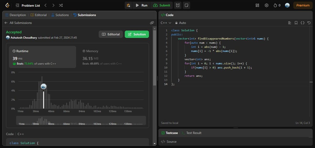 AshuJatt6's tweet image. #75daysofcodechallenge   
-Day 70/75
LeetCode Problem Name:
1. Insert Delete GetRandom O(1) - Duplicates allowed.
2. Linked List Random Node.
3. Shuffle an Array.
4. Mini Parser.
#Bitcoin 
#deepikapadukone
#nationalscienceday
BCCI
