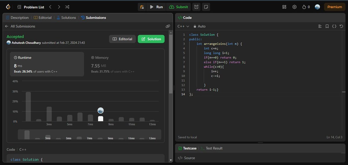 AshuJatt6's tweet image. #75daysofcodechallenge   
-Day 70/75
LeetCode Problem Name:
1. Insert Delete GetRandom O(1) - Duplicates allowed.
2. Linked List Random Node.
3. Shuffle an Array.
4. Mini Parser.
#Bitcoin 
#deepikapadukone
#nationalscienceday
BCCI