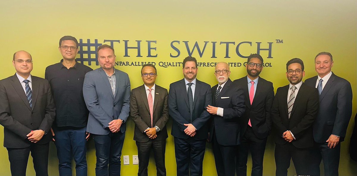 Consul General <a href="/binaysrikant76/">Binaya Pradhan</a> visited the <a href="/tata_comm/">Tata Communications</a> Center in New York. Had a fruitful discussion with the team. 

<a href="/DoC_GoI/">Dept of Commerce, GoI</a> 
<a href="/IndianEmbassyUS/">India in USA</a>