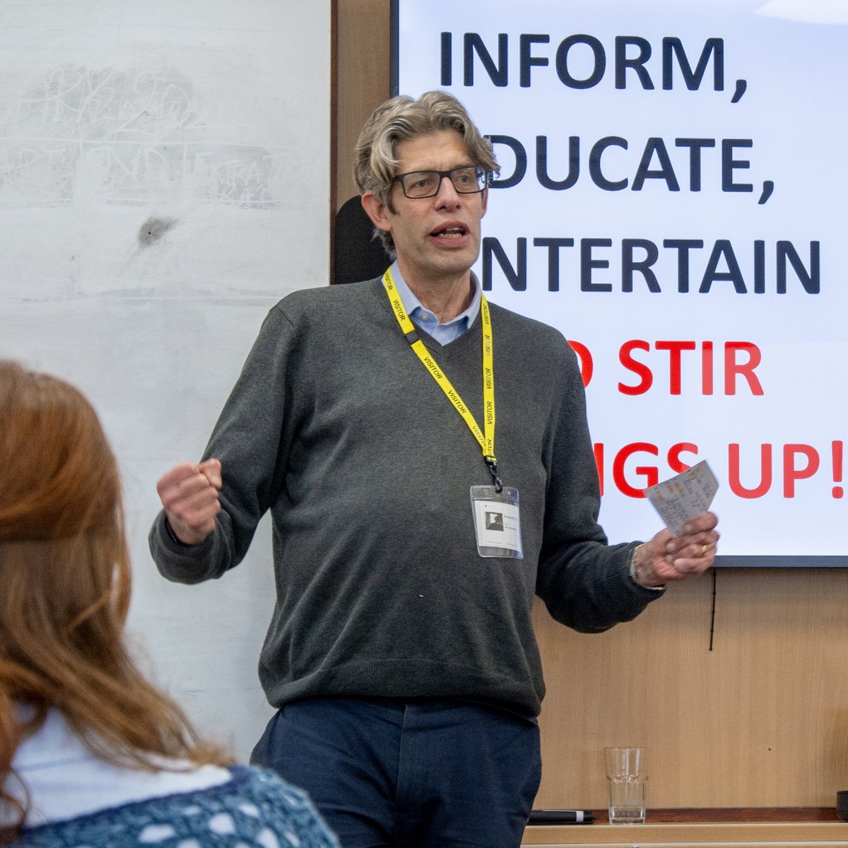 Many thanks to TV CEO Alexander Gardiner from <a href="/RareTelevision/">Rare Television</a> for taking time out to speak to our students about working in the TV industry - a very interesting and insightful talk at our Speakers Corner today 📺📽️

 <a href="/AlexanderGardin/">Alexander Gardiner</a>