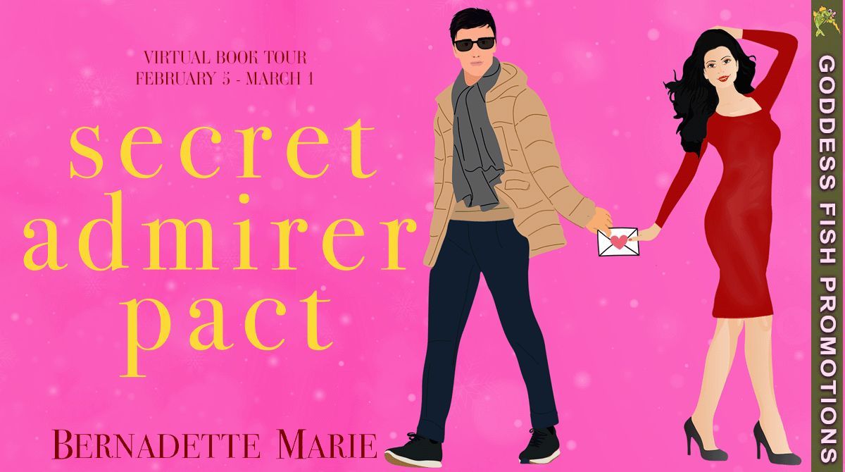 What happens when your best friend pretends to be your secret admirer, but it's true love between the two of you? Excerpt & review of SECRET ADMIRER PACT by Bernadette Marie, plus Top 10 Favorite Rom Com Movies! buff.ly/3TgNgqw On Amazon: buff.ly/3uTS0Jy (aff)