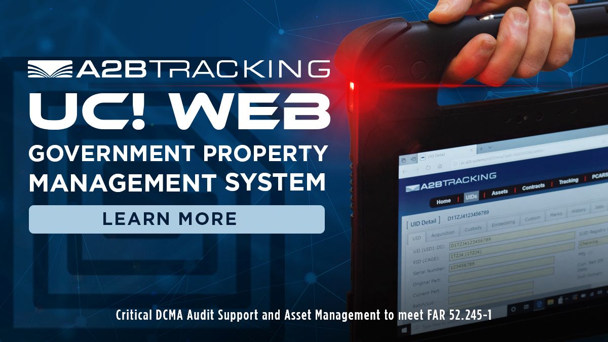 A2BTracking's tweet image. Our Government Property Management solution provides total compliance to FAR 52.245-1 with automated reporting to government systems.    zcu.io/3Sdw