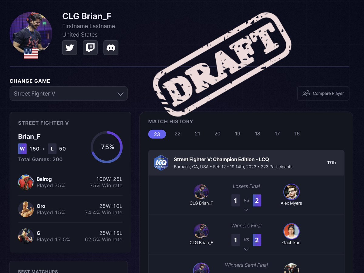 After a few months hiatus due to IRL reasons kappa, we are back to grinding.  

Aiming for getting the main player page out of beta by 2nd half of this year: