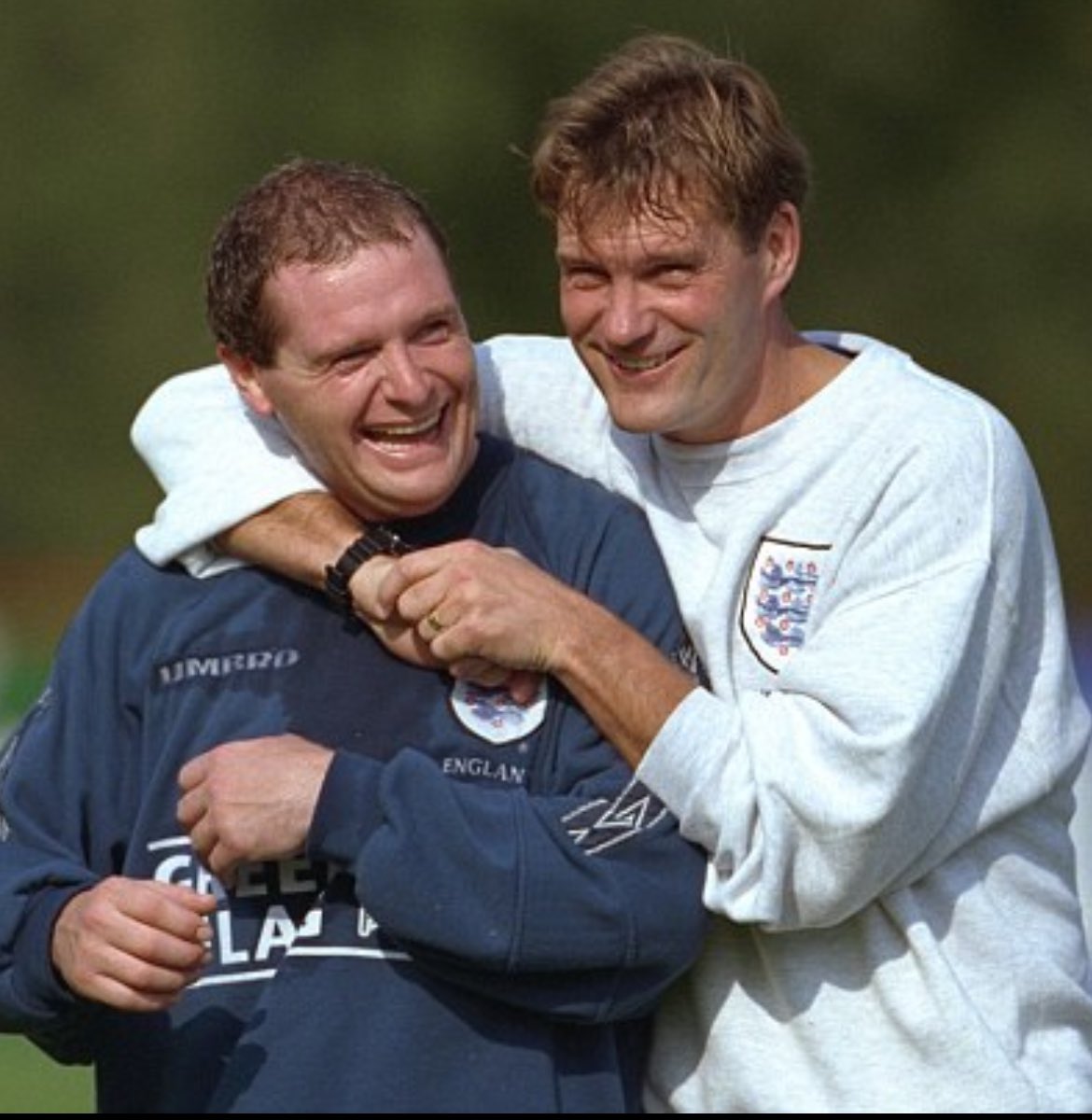 Paul Gascoigne says he was once dropped from the England team by Glenn Hoddle for making a joke about his Christianity.

He said: "When he told me he had found God, I said, 'Fuck me, that must have been one hell of a pass."