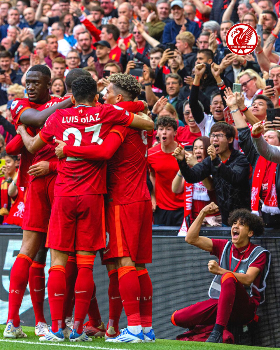 💪🏽 Jayden Danns, as a ball boy at Anfield, less than two years ago!