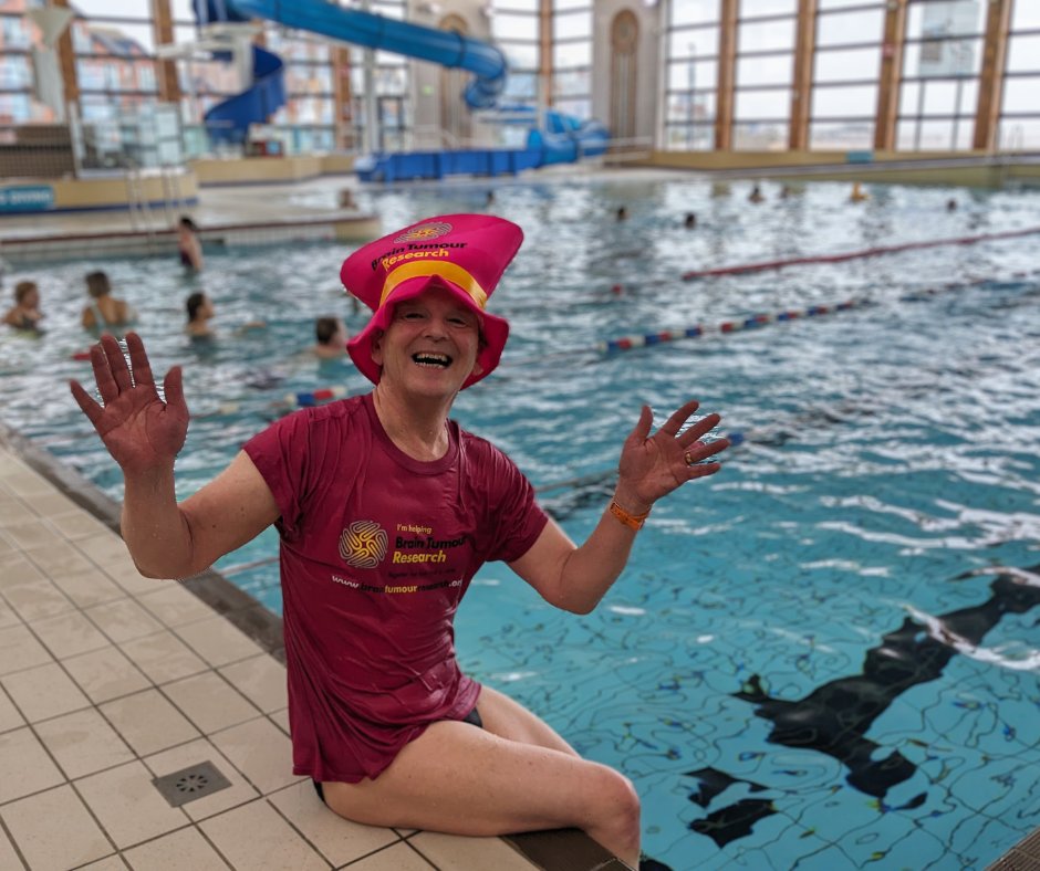 Amazing charity swim completed today 👏 John has completed his challenge of swimming 2,740 lengths of Cleethorpes pool in aid of @braintumourrsch in memory of his late sister who died of Glioblastoma Multiform (GMB) in 2020. Donations kindly welcome: bit.ly/3V0deA6