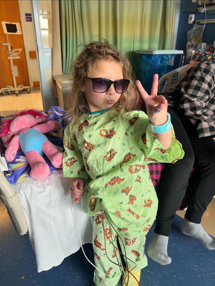 Ending #HeartMonth with sweet Rylee! 💕 She underwent heart surgery earlier this month & is now recovering, all with a big smile on her face! Our little ones show us the true meaning of bravery & strength. We are honored to serve these incredible warriors & their families! ❤️