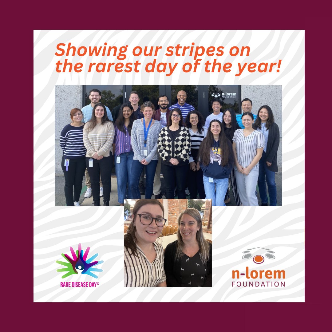 Happy #RareDiseaseDay! Today marks a crucial moment for raising awareness and advocating for change for the over 300M individuals worldwide living with rare diseases. Join us in showing support by wearing stripes in honor of Rare Disease Day!