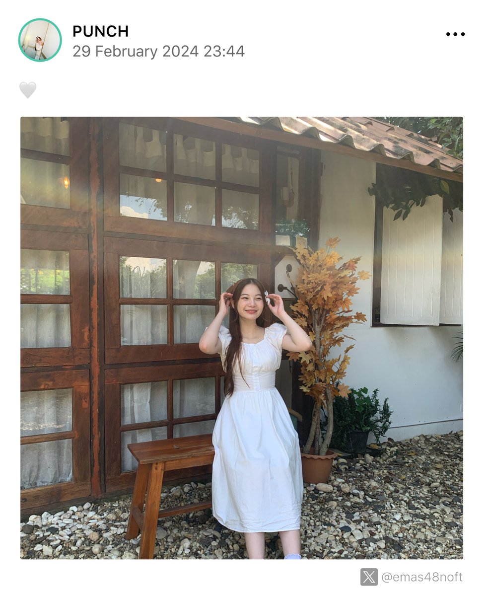 emas48noft's tweet photo. โพสต์ใหม่ในแอป iAM48 จาก #PunchCGM48

🔗:https://t.co/7j4GYkb1di

วันที่ 29/02/2024 เวลา 23:44:57

แคปชั่นโพสต์:
🤍

#PunchCGM48 #CGM48 https://t.co/8Vral5SWia