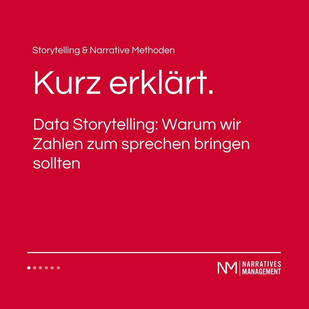NarrativesMgmt's tweet photo. #Daten sind zwar ein mächtiges Werkzeug für #Entscheidungsfindungen, aber oft können sie allein nicht die volle Aufmerksamkeit und das Verständnis der Zielgruppe erreichen. Hier sind einige Gründe, warum Daten am besten durch #Storytelling vermittelt werden. https://t.co/710Dzkijof