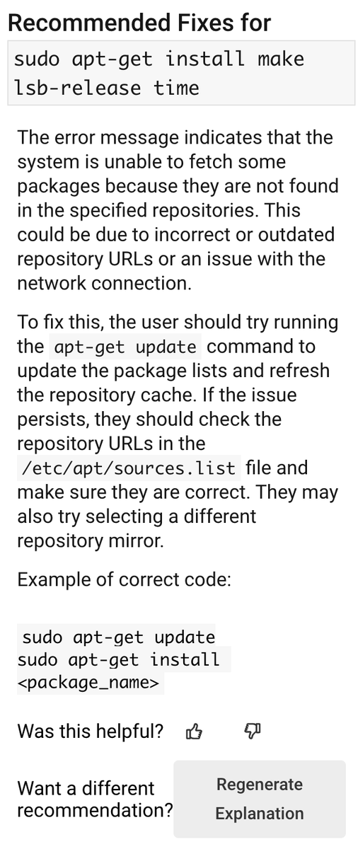 Wonderful use of AI in <a href="/CircleCI/">CircleCI</a> — explain this error, and recommend fix for .config.yml file!  cc <a href="/z00b/">Robert Zuber</a> 

🎉 🙏